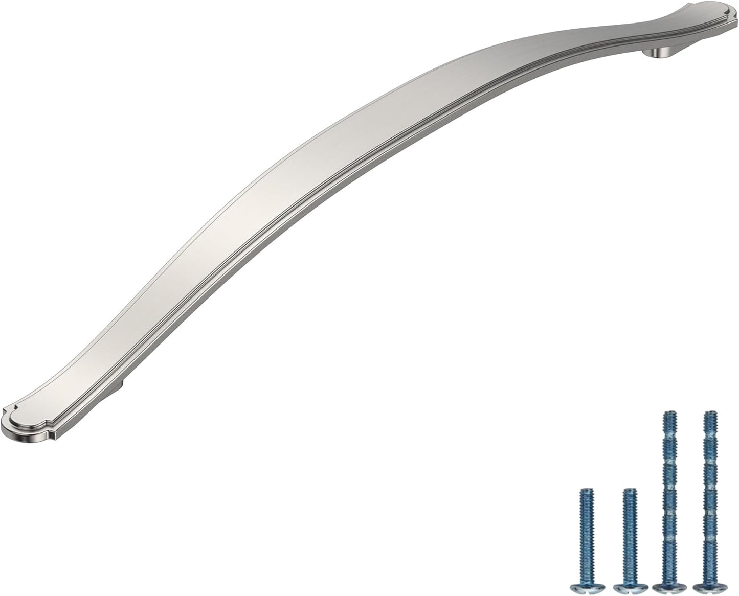 Brushed Satin Nickel Kitchen Cabinet Handles for Modern Homes