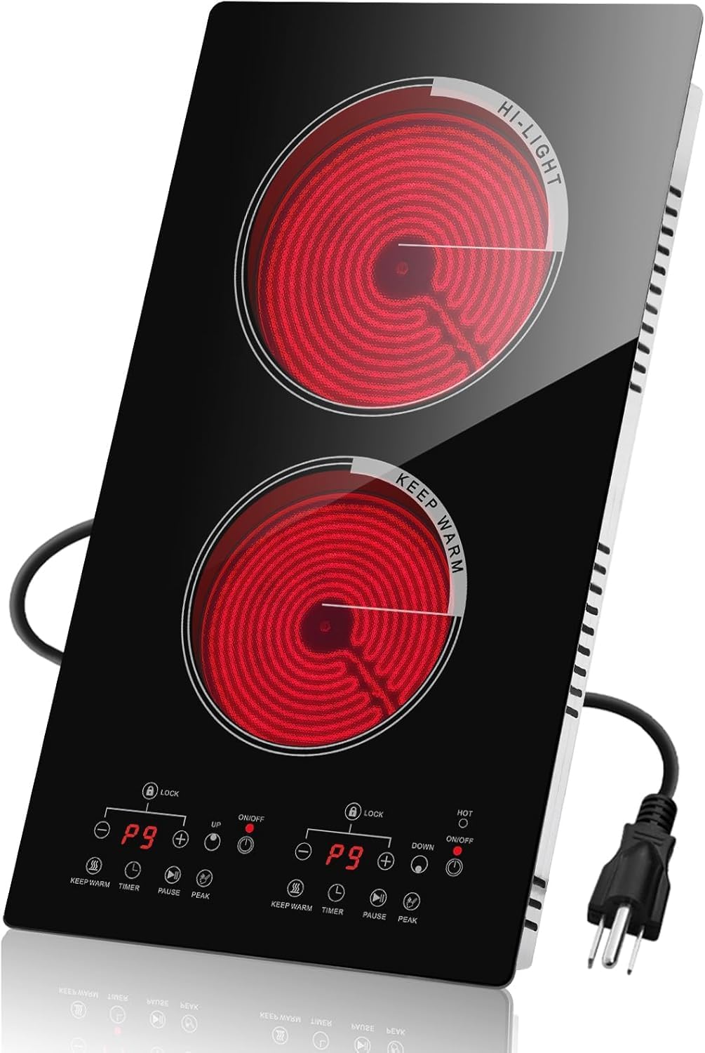 12 inch 2 Burner Electric Cooktop for Versatile Cooking Needs