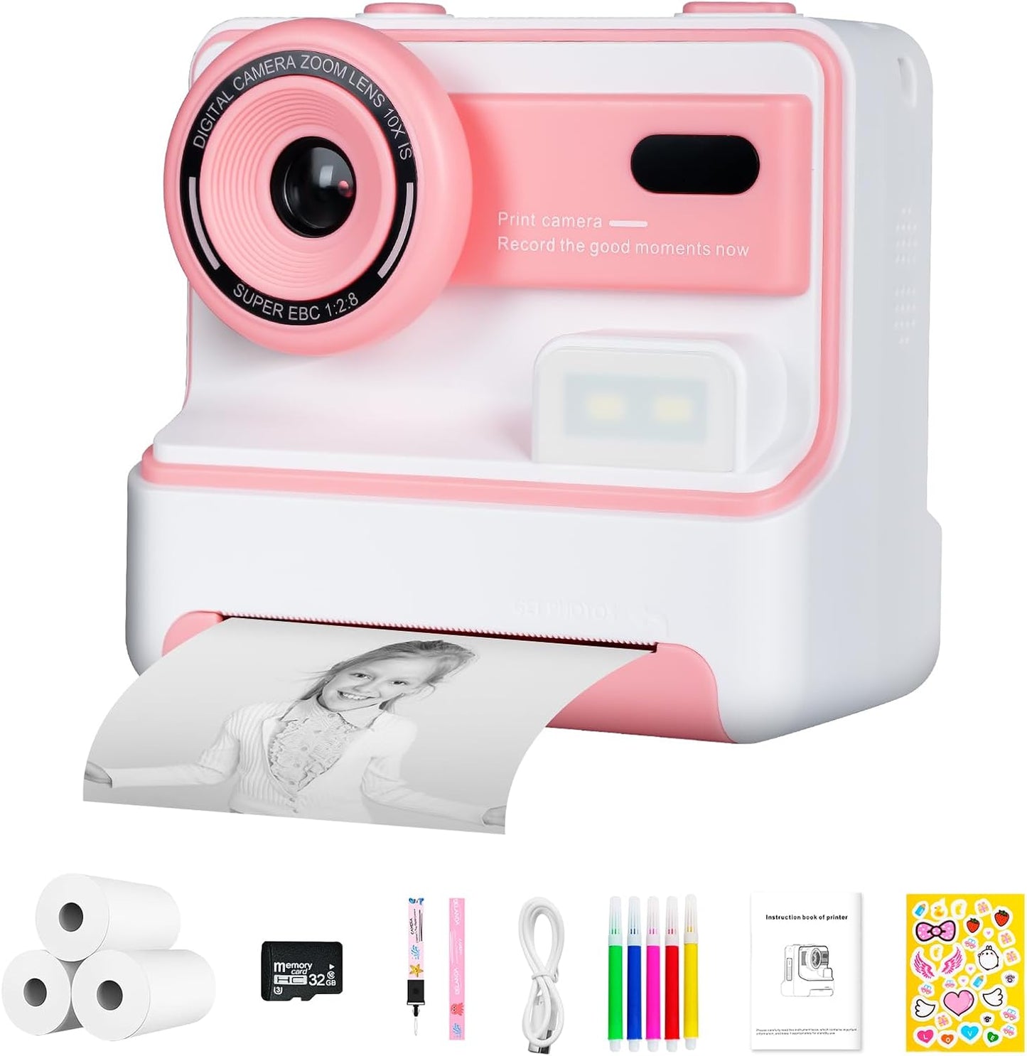 Instant Print Camera for Kids - Fun & Easy Printing!