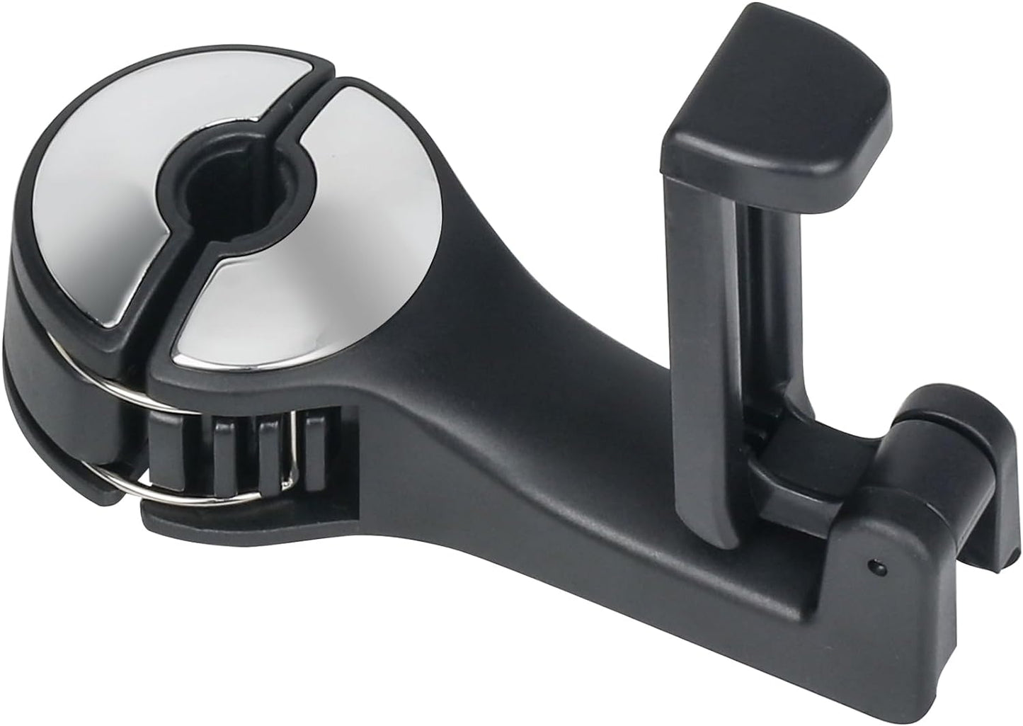 TOOVREN 2-Pack Car Headrest Hooks with Phone Holder