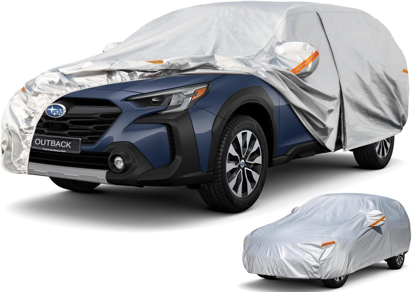 6 Layers SUV Car Cover for Subaru Outback - Waterproof UV Shield