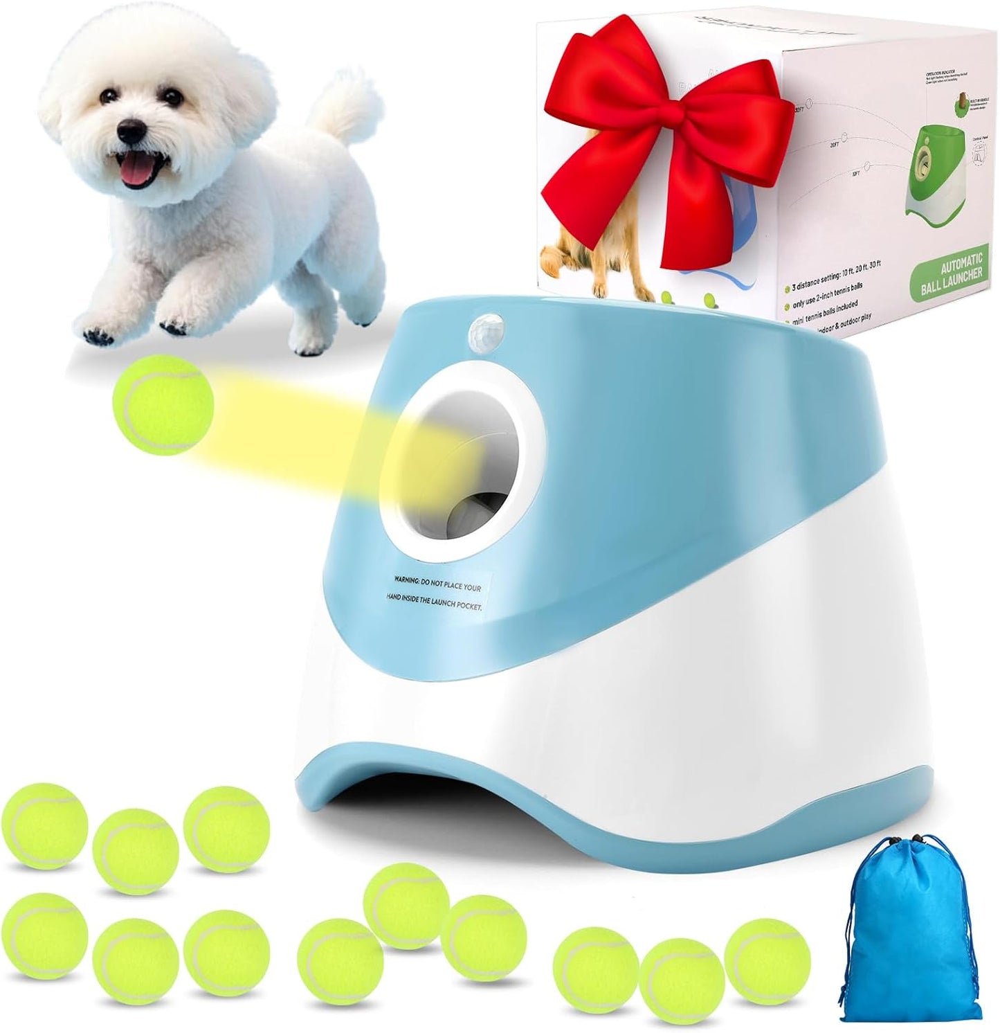 Automatic Ball Thrower for Dogs - Fetch Machine for Fun Play