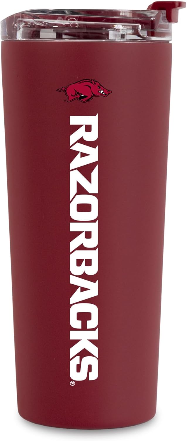 NCAA 24oz Stainless Steel Tumbler with Dual Functioning Lid