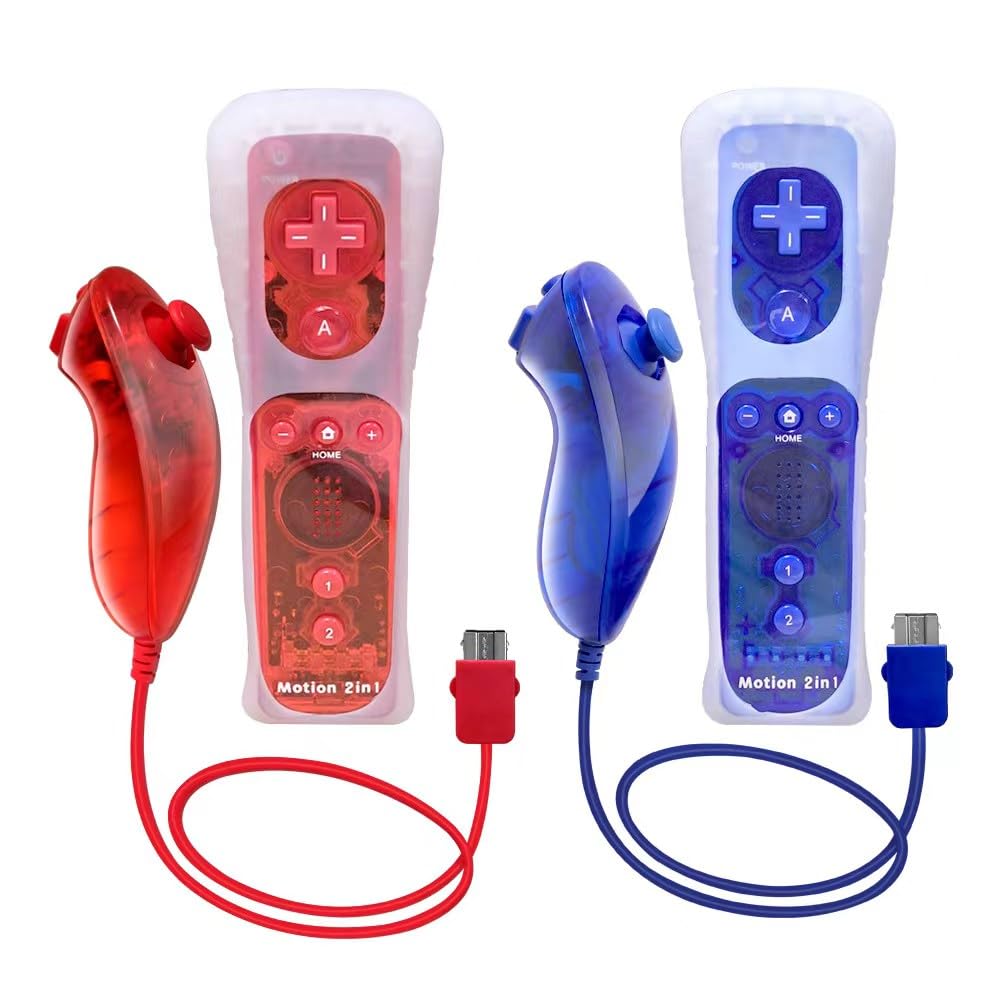 LACTIVX Wii Motion Plus Controller Set for Ultimate Gaming Fun