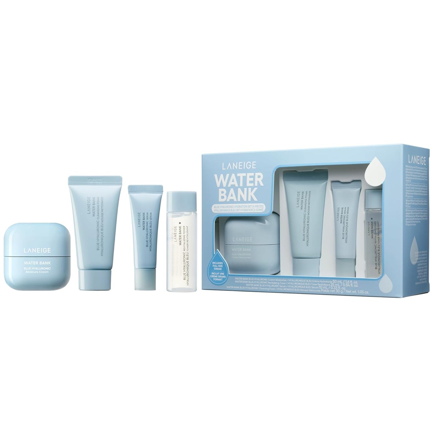 LANEIGE Water Bank Blue Hyaluronic Cream for Deep Hydration