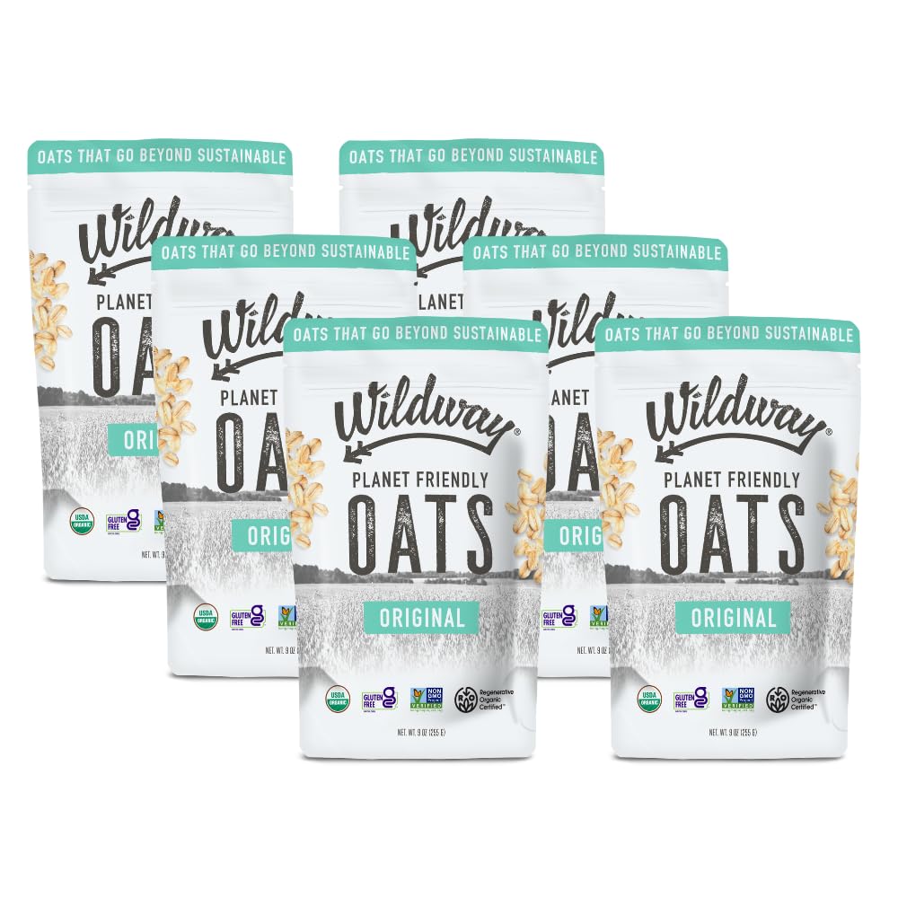 Wildway Organic Rolled Oats: Gluten-Free, Non-GMO Breakfast Delight