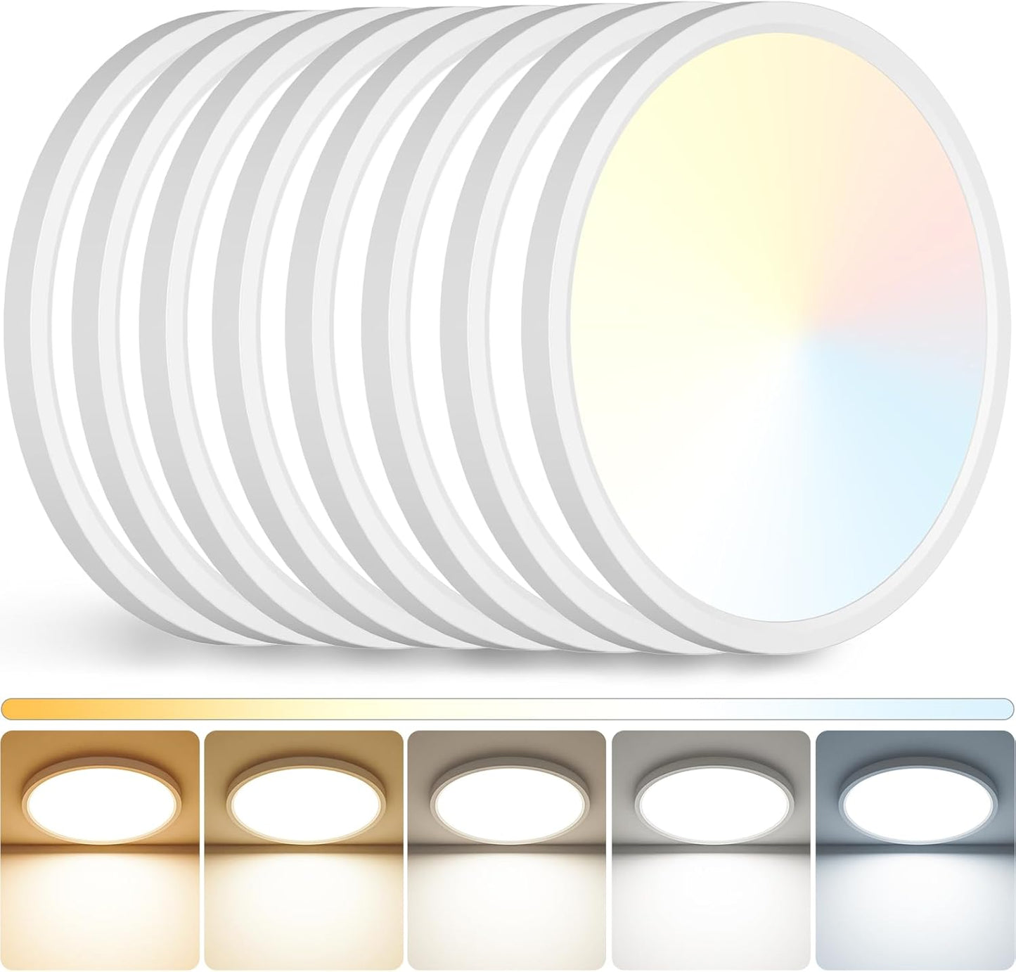 Peasur 12 inch LED Ceiling Light Fixture for Any Room