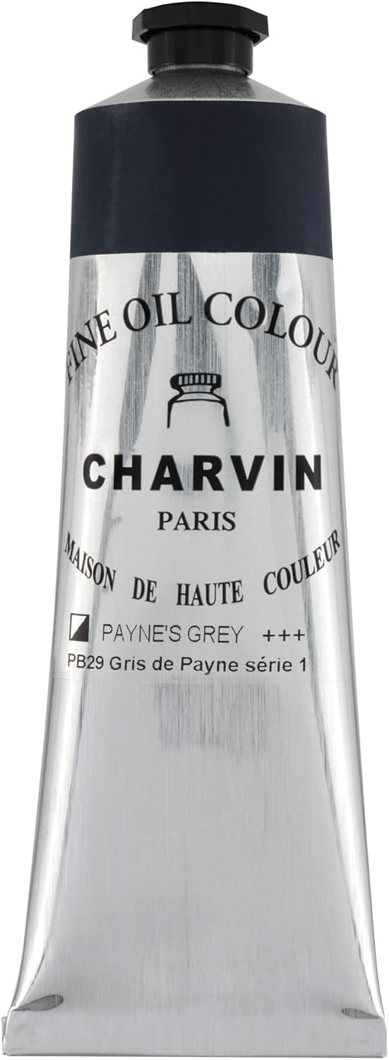 Charvin Professional Artist Quality Oil Paints in Payne's Grey