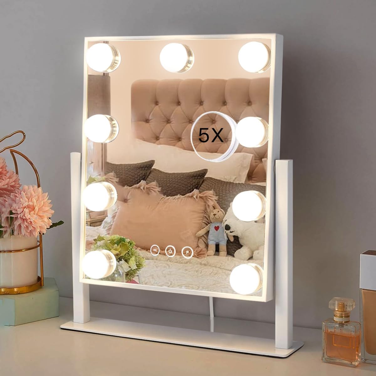 HIEEY Hollywood Vanity Mirror with Lights for Flawless Makeup