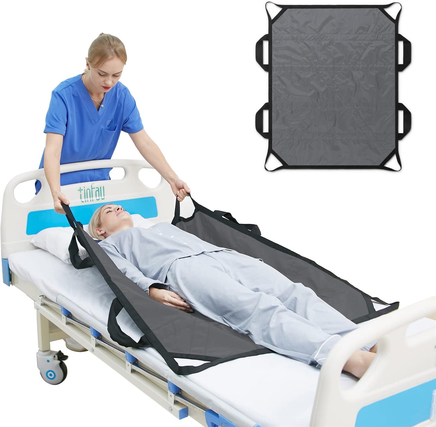 Positioning Bed Pad for Hospital Patients - Waterproof & Washable