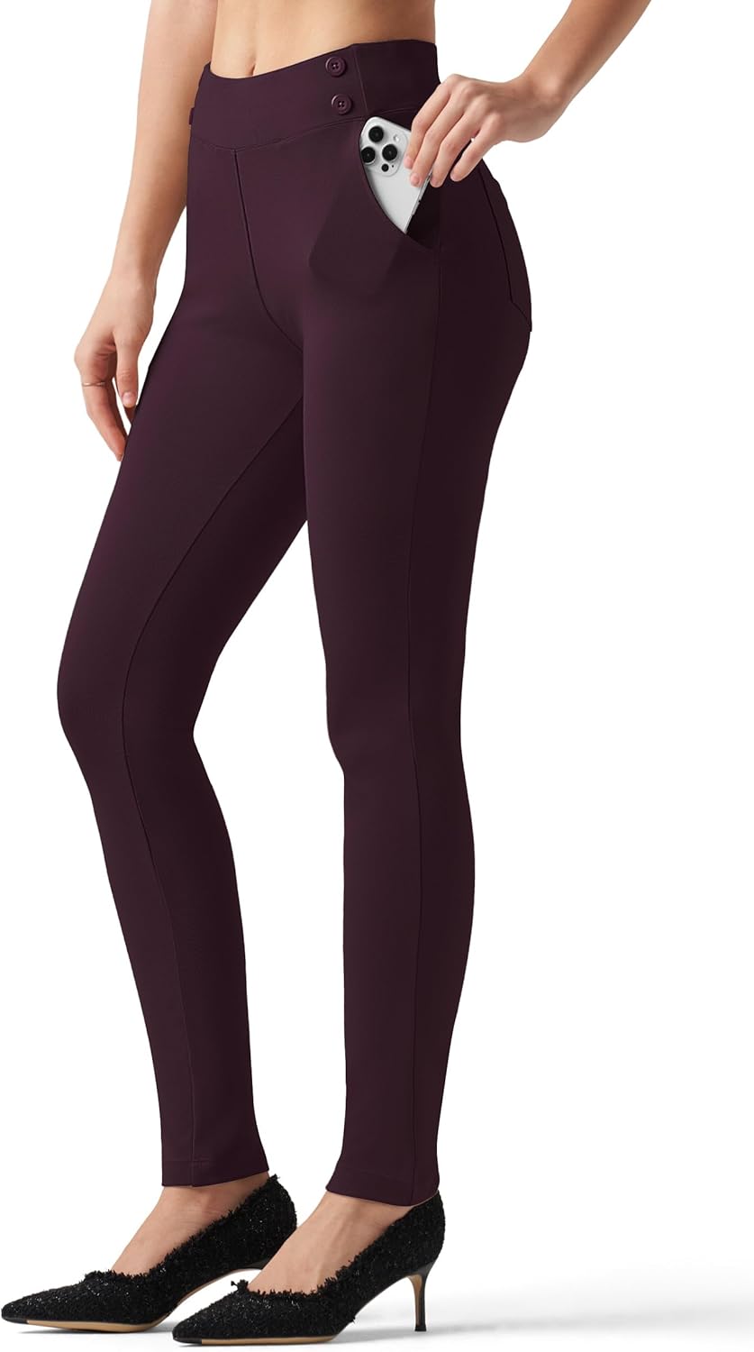 Willit Women's Yoga Dress Pants for Office and Casual Wear