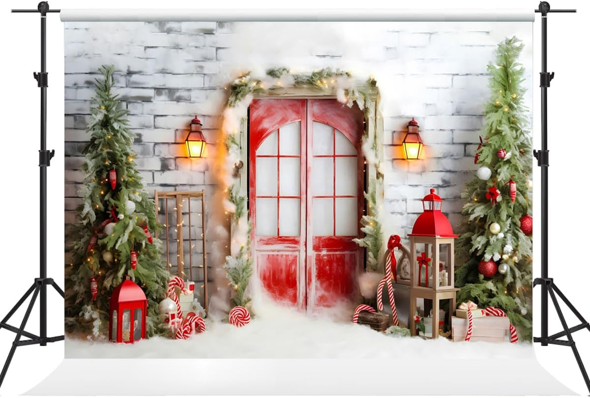 75ft Christmas Backdrop for Photos and Video Parties Decor