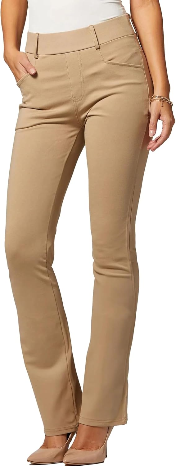 Stretch Slacks for Women - Tummy Control Bootcut Pants
