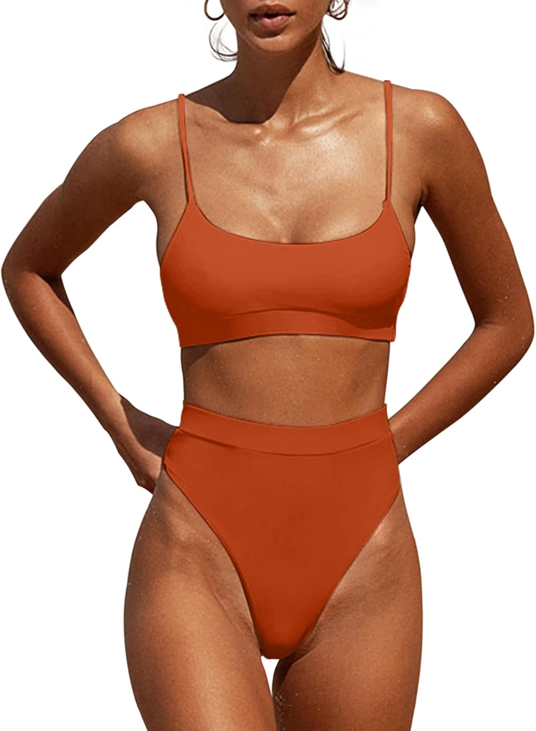 MELYUM High Waisted Bikini Sets for Women with Tummy Control