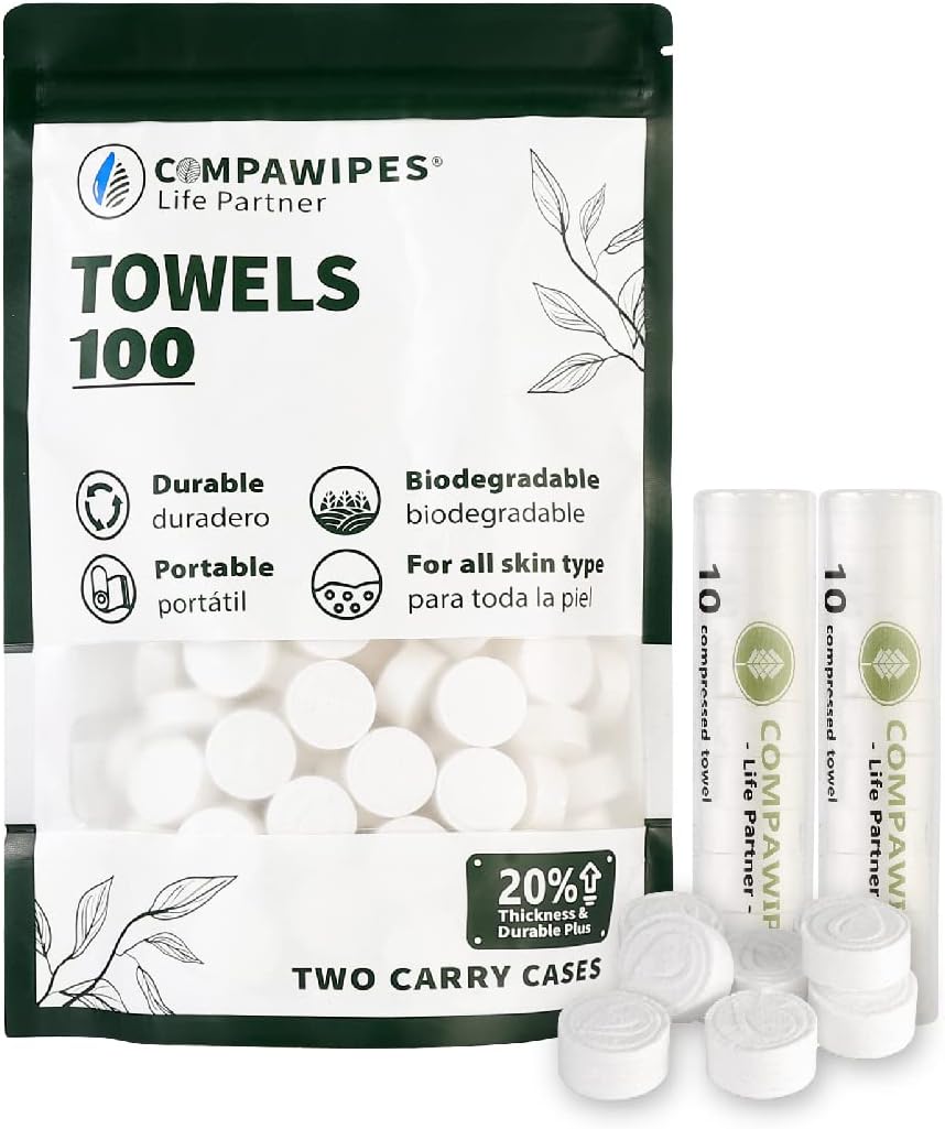Reusable Toilet Wipes for Travel & Camping