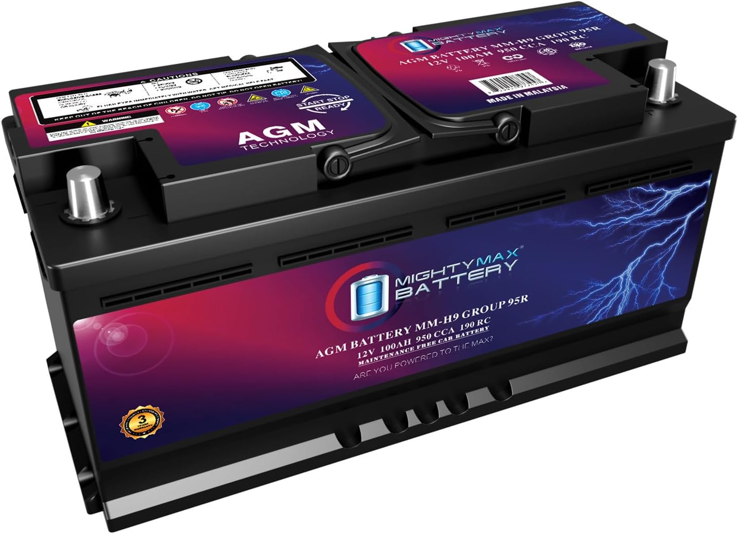 Mighty Max Battery MM-H9: Reliable 12V Car Battery
