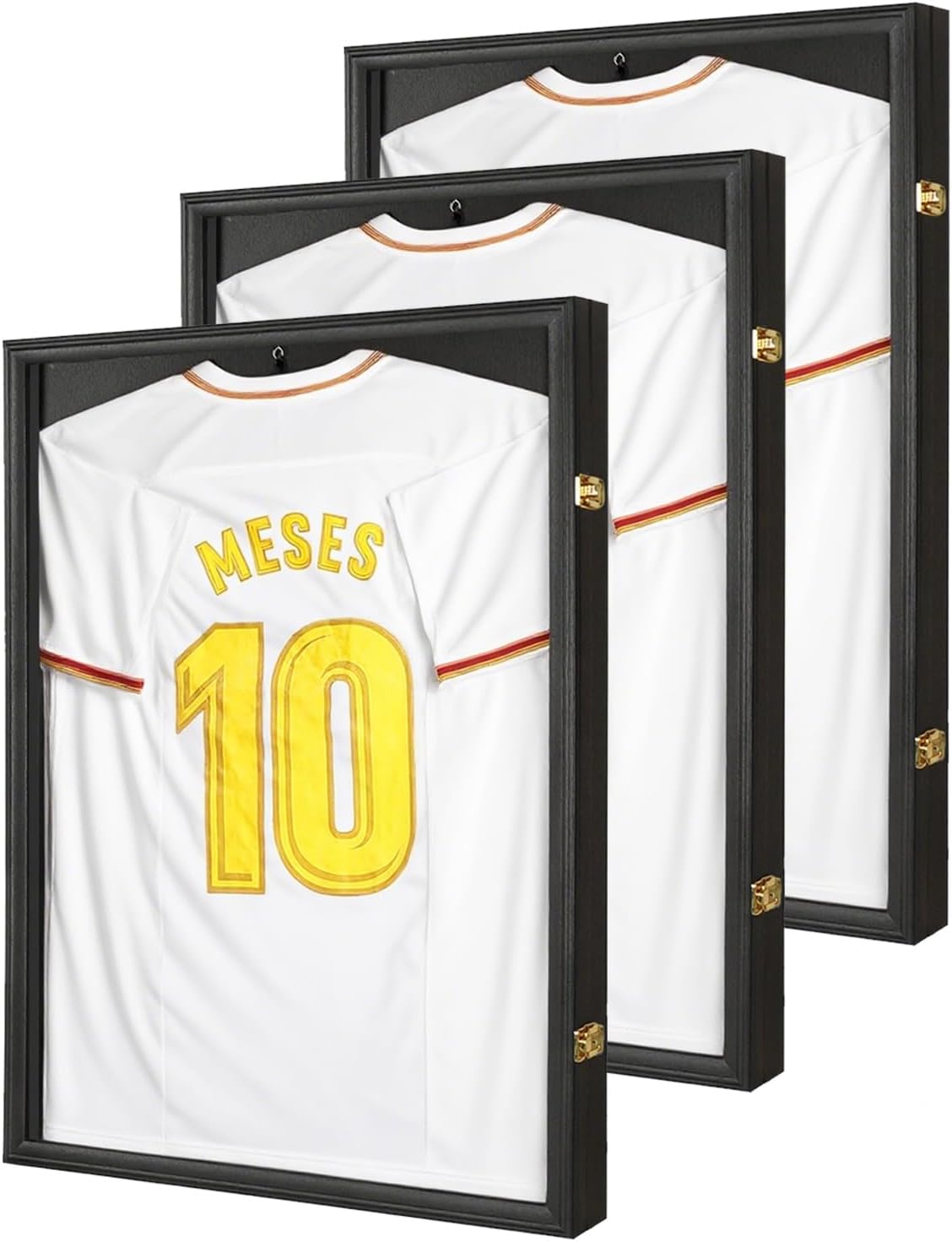 Football Jersey Frame Display Case 3 Pack for Sports Collectibles