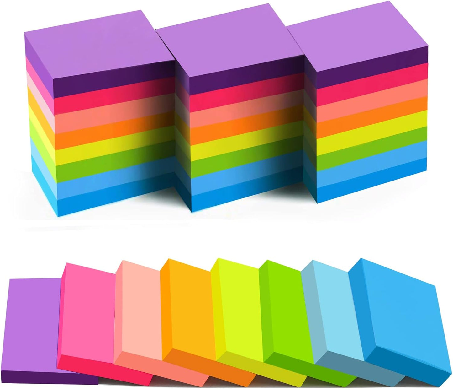 YEECOK Bright Sticky Notes Variety Pack!
