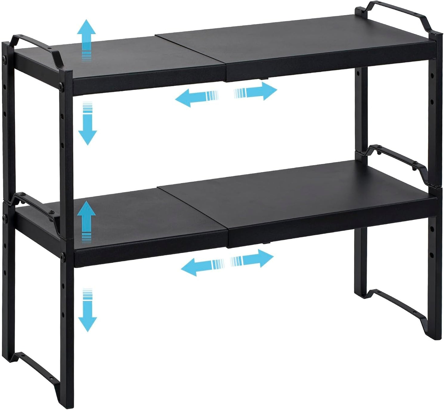 Adjustable Stackable Kitchen Shelves by X-cosrack - Organize Your Space!