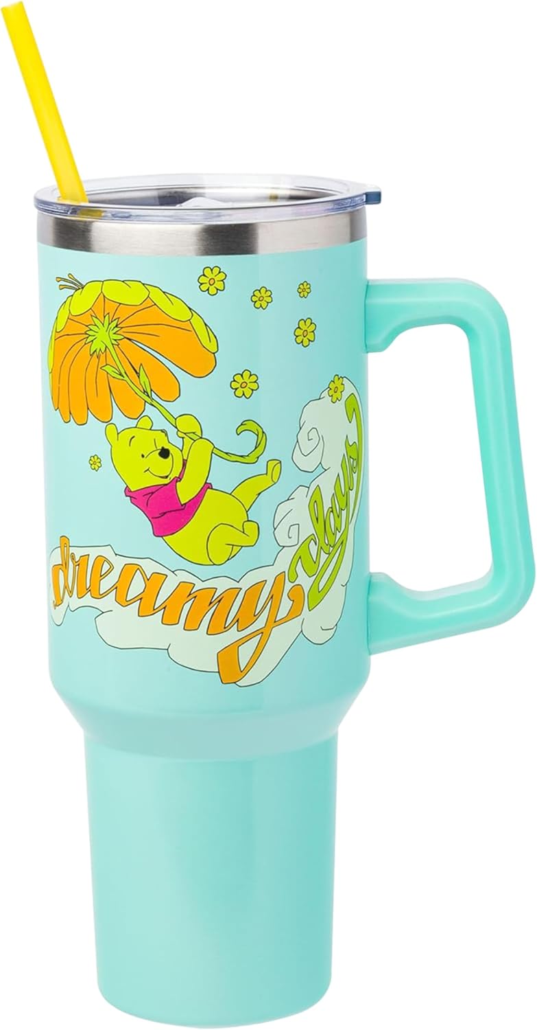Winnie the Pooh Dreamy Days Stainless Steel Tumbler with Handle