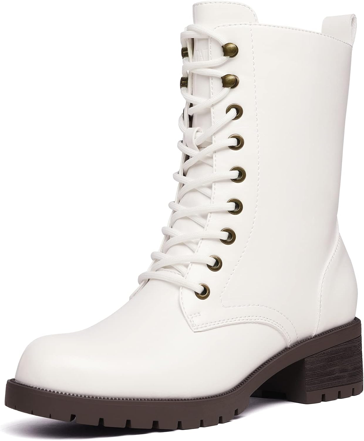 DREAM PAIRS Lace-up Combat Boots for Women - Stylish Comfort