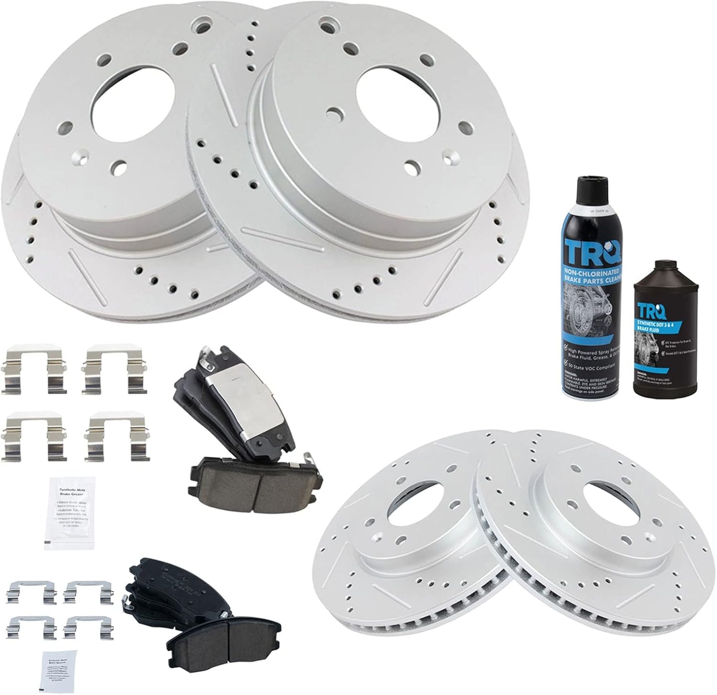 Performance Ceramic Brake Pad & Rotor Kit for Captiva Sport