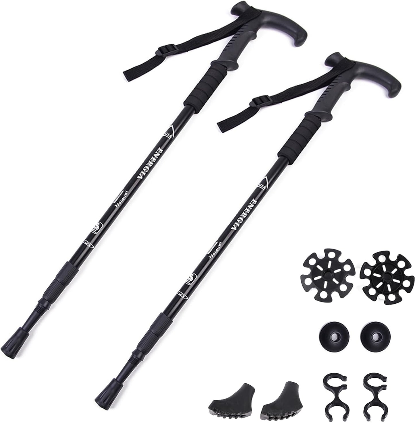 ThreeH Lightweight Trekking Poles: Anti-Slip, Adjustable