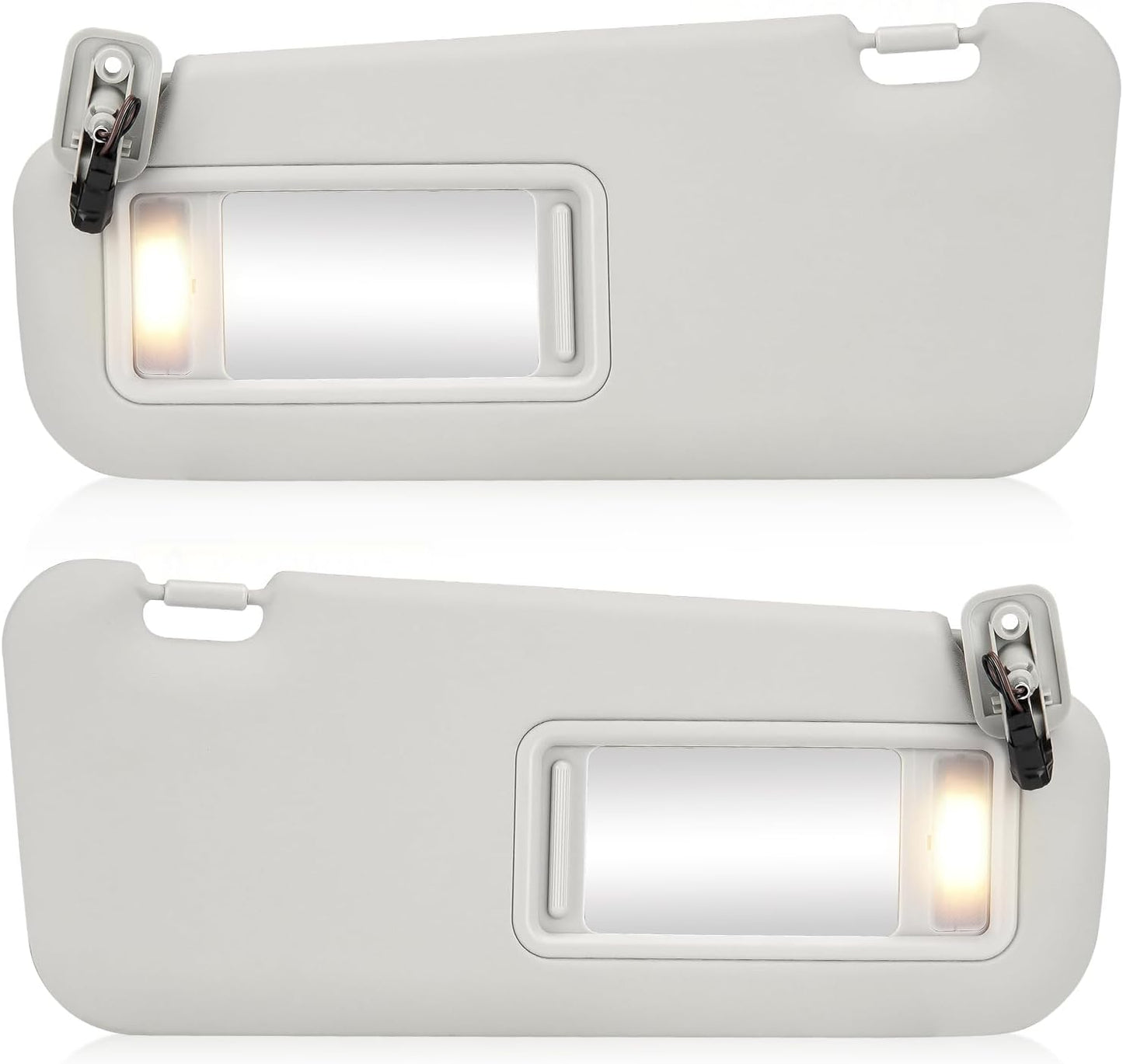 Left Driver & Right Passenger Side Sun Visor for Mazda 3 2010-2013