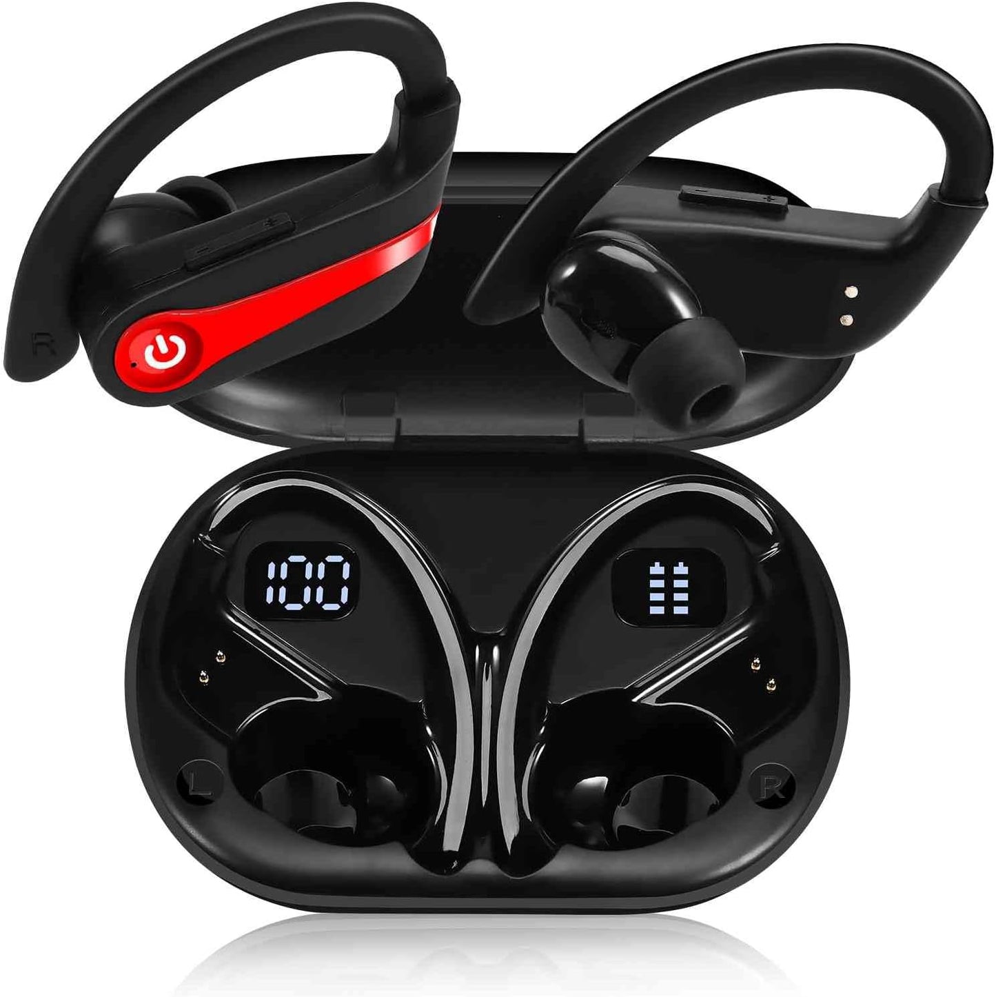 200H Playtime UrbanX Bluetooth Earphones - Red