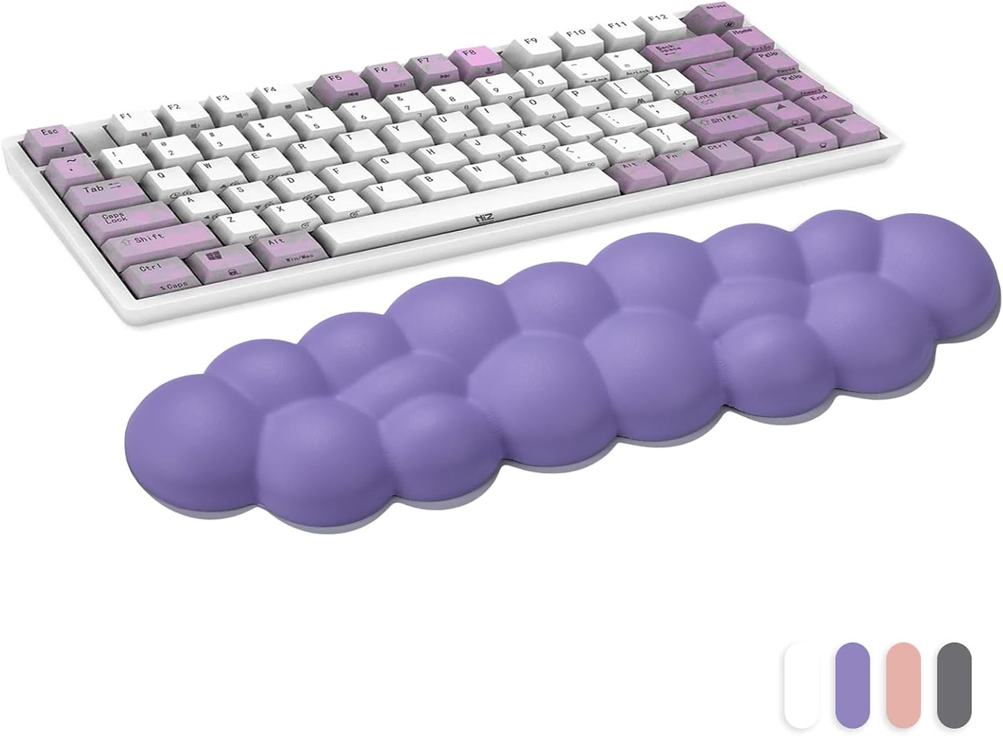 Purple Cloud Wrist Rest for Keyboard - Cute & Comfy Support