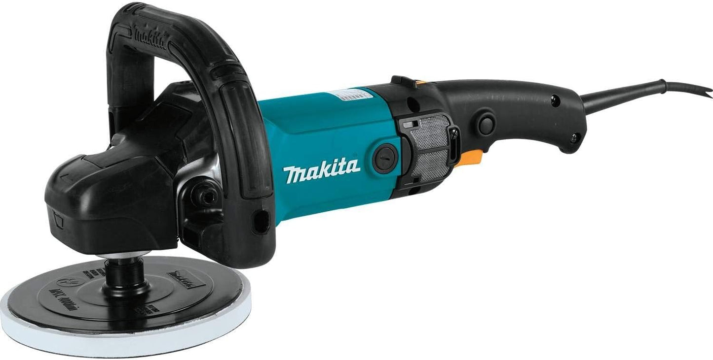 Makita 9237C 7in Polisher with Variable Speed and Comfort Features