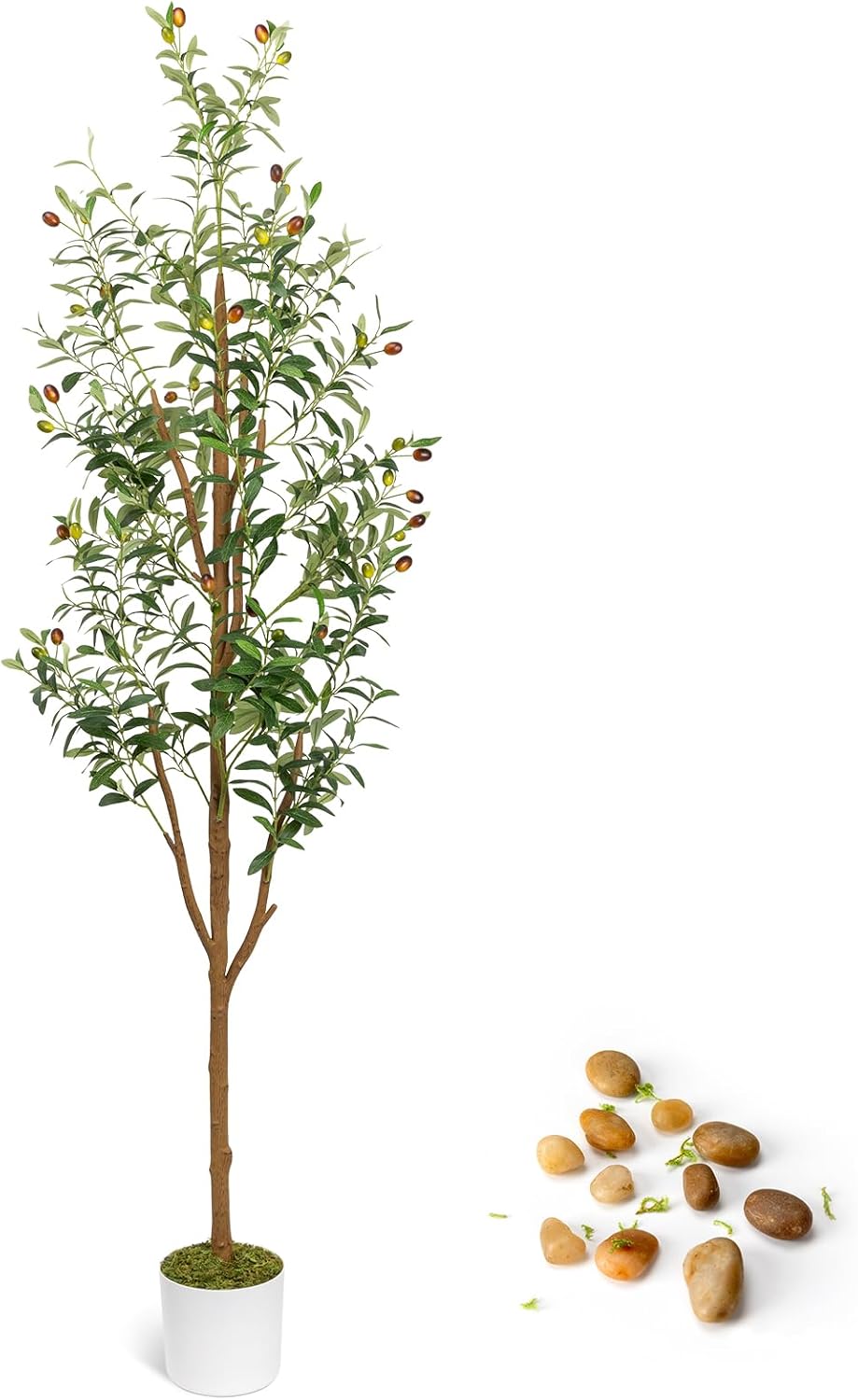 Artificial Olive Trees 7FT - Lifelike Faux Olive Tree for Home