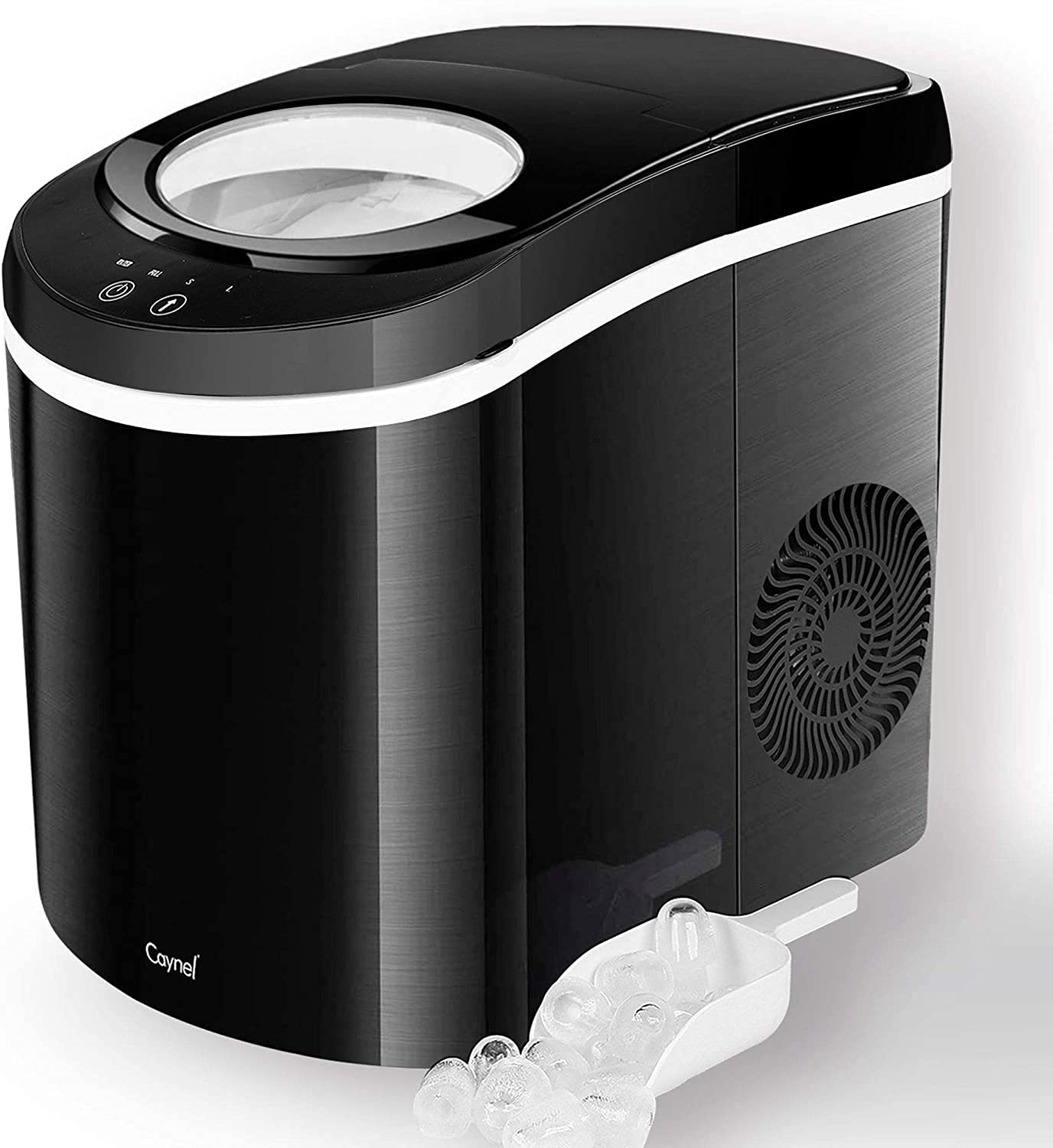 Countertop Ice Maker Machine - Fast 9 Ice Cubes in 6 Mins