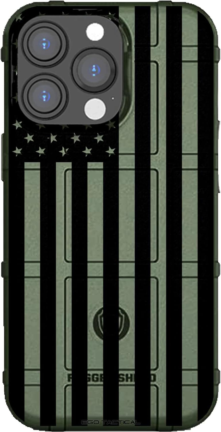 EGO TACTICAL Rugged Shield Case for iPhone 14 Pro - OD Green