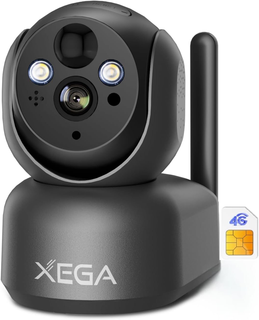 Xega 4G Cellular Security Camera: Indoor Portable & Wireless