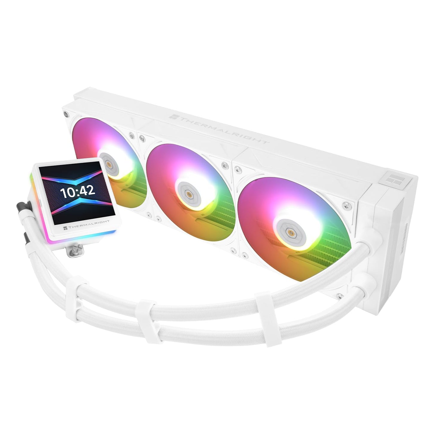 Grand Vision 360 ARGB White CPU AIO Cooler for High Performance