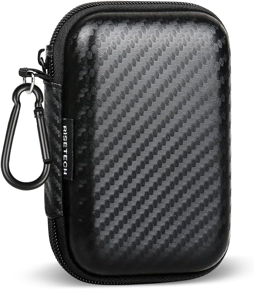 RISETECH Small Earbud Case - Organize on the Go!