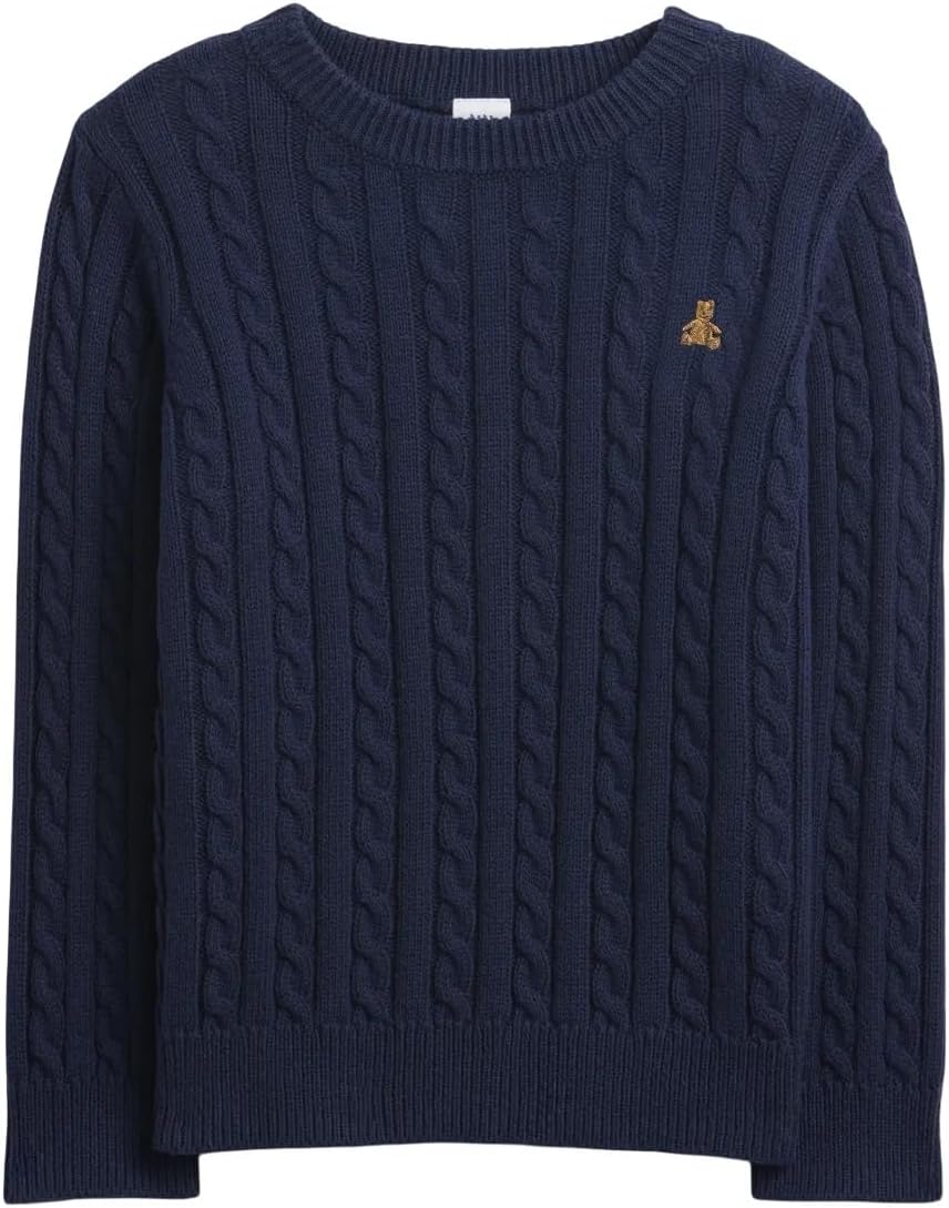 GAP Baby-Boys Cable Crewneck Sweater for Stylish Comfort