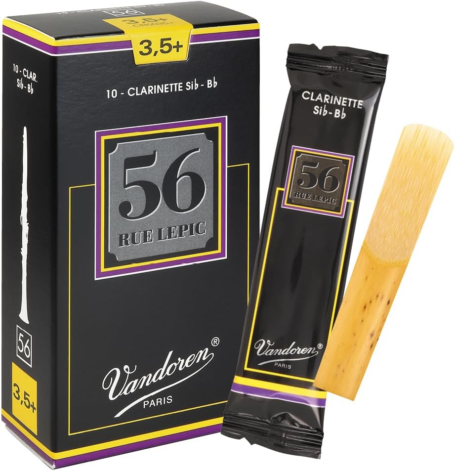 Vandoren 56 Rue Lepic Bb Clarinet Reeds #3.5+ for Musicians