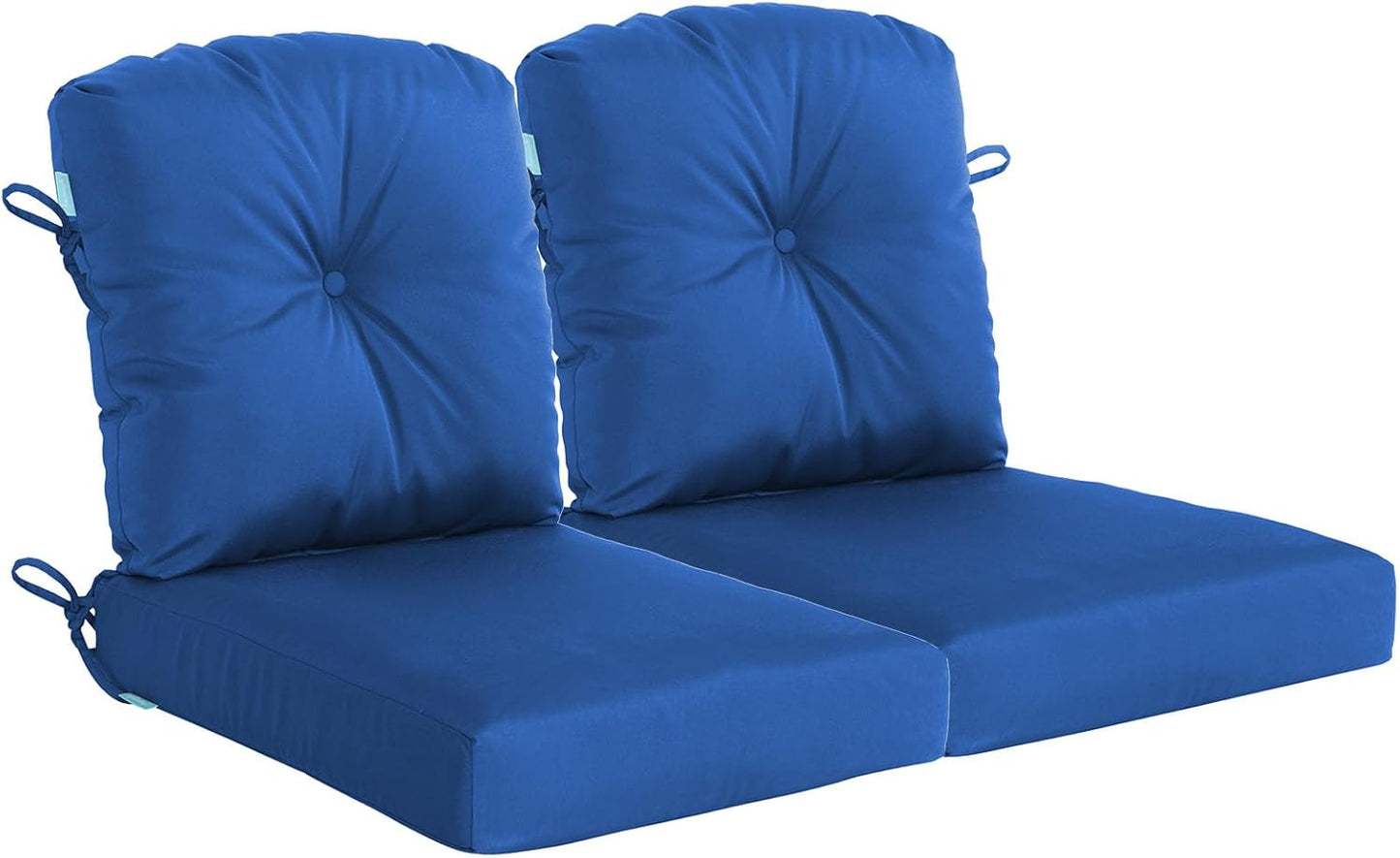 QILLOWAY Outdoor Chair Cushion Set for Patio Furniture Comfort