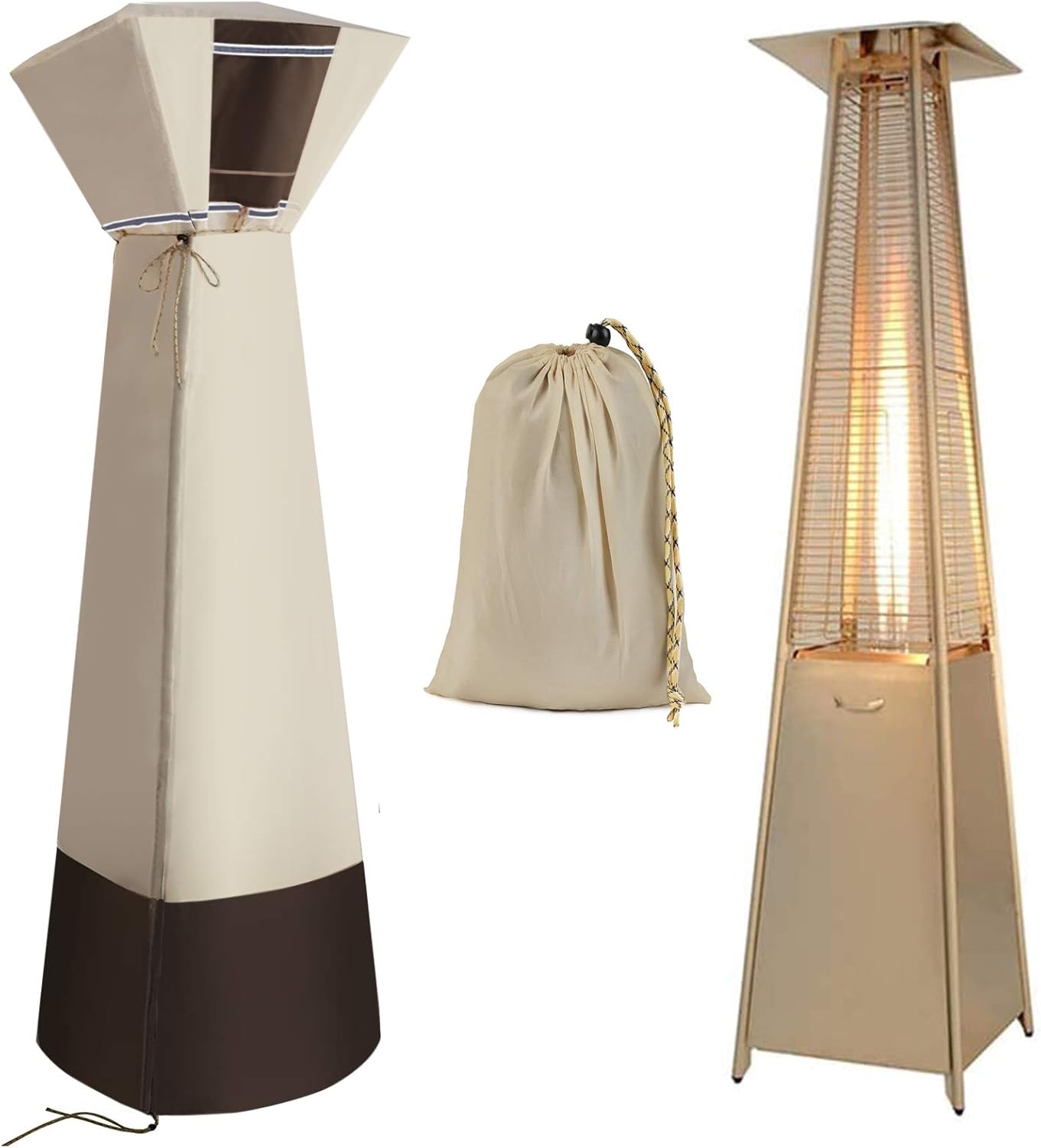 KREVEROY Patio Heater Cover - Weatherproof Heavy Duty Protection!