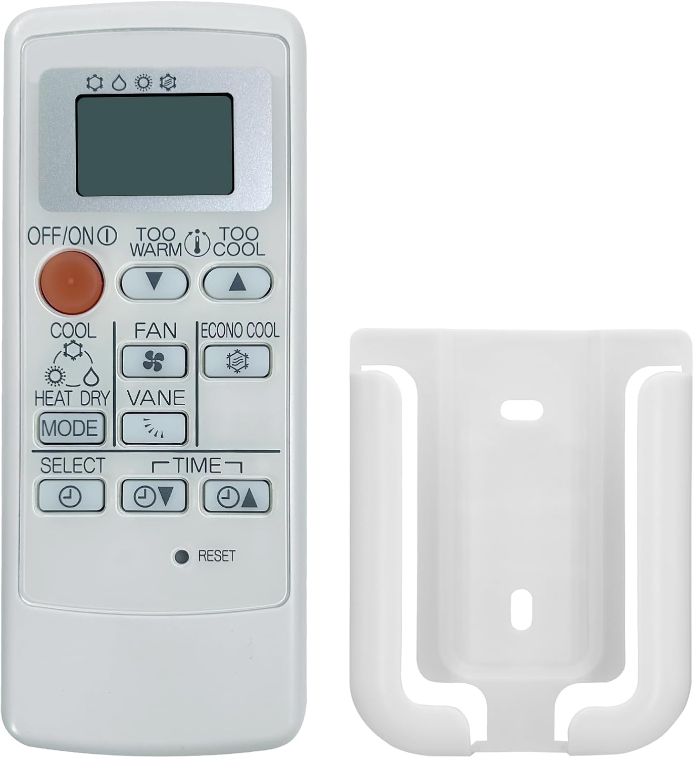XINJISHIMIN Remote Control for Mitsubishi AC - Easy Wall Mounting