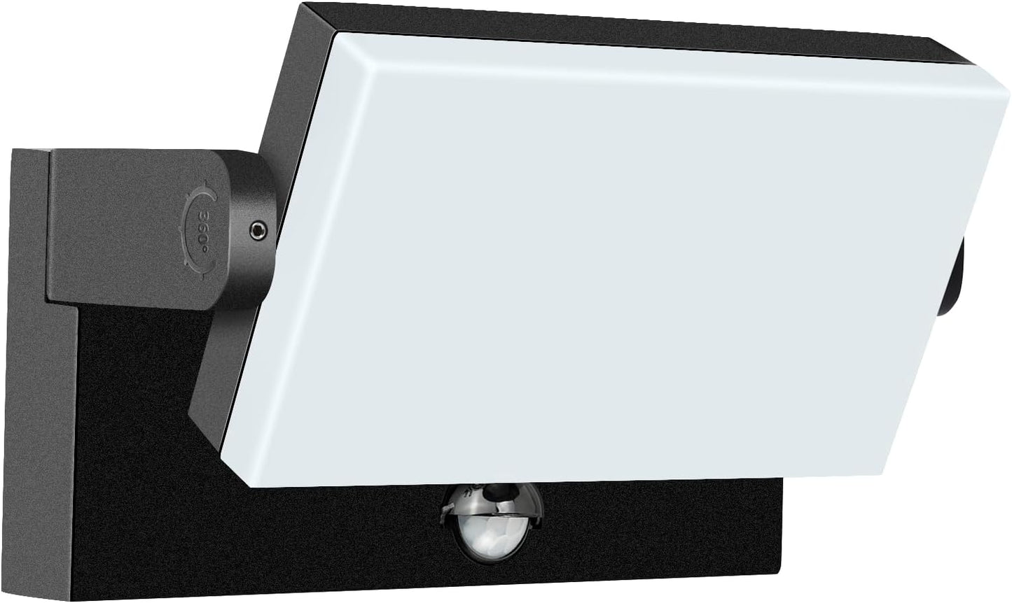 60W LED Outdoor Wall Light with Motion Sensor and Adjustable Head