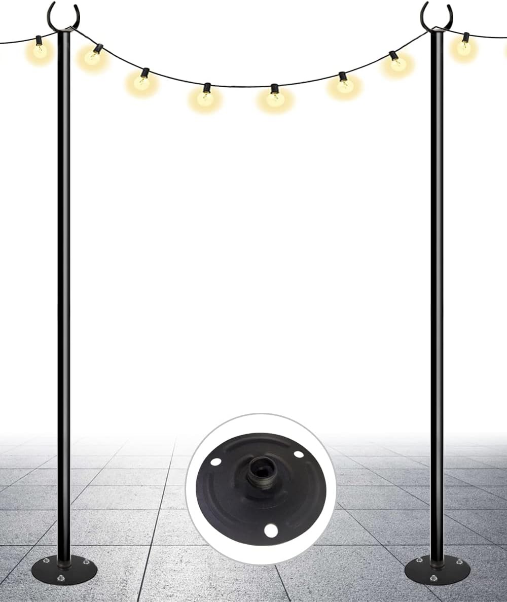 10 FT Heavy Duty Outdoor String Light Pole for Any Occasion