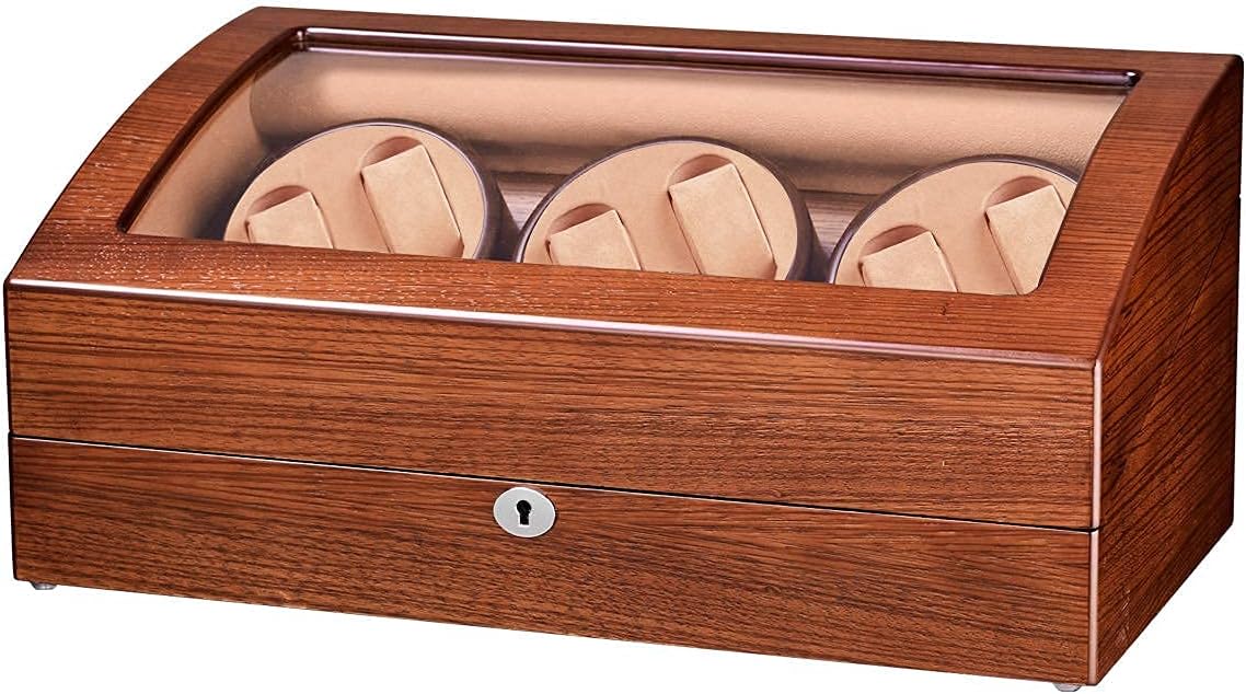 Quiet Motor! JQUEEN Watch Winder 6+7 Spaces