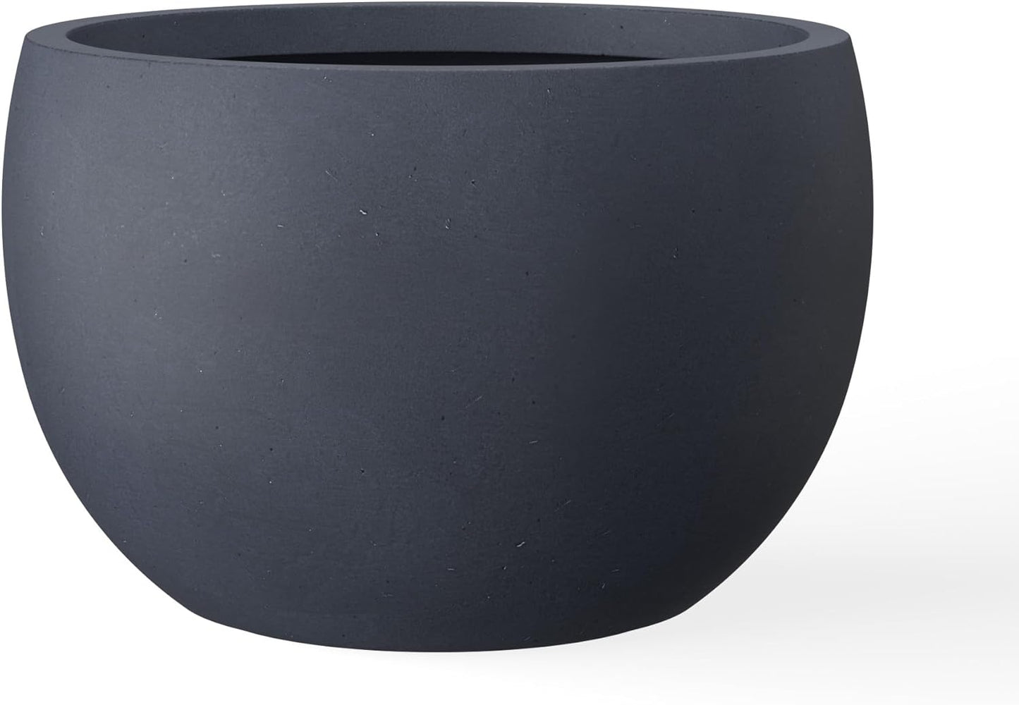 Kante 19.9 Dia Round Concrete Planter for Indoor and Outdoor Use