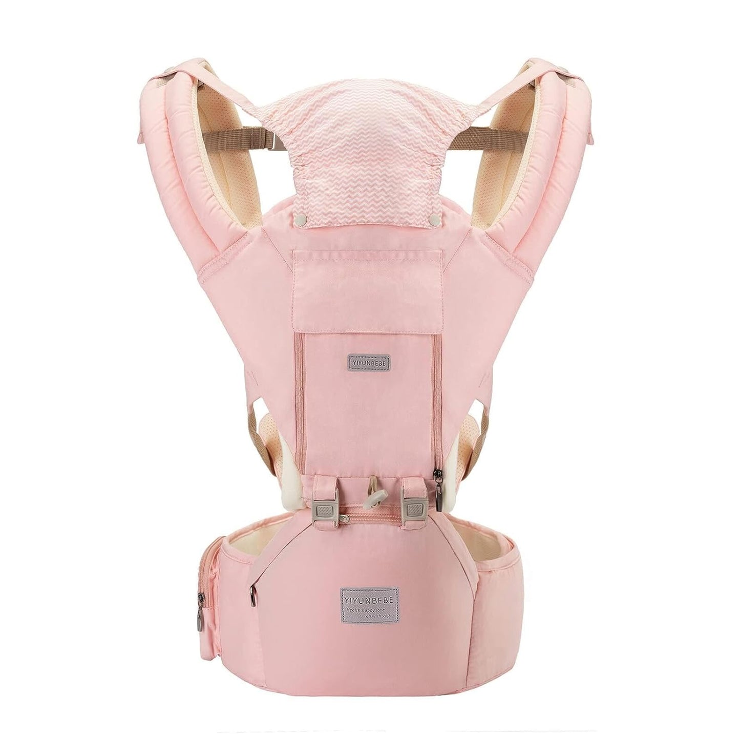 6-in-1 Baby Carrier with Hip Seat for Newborn to Toddler Use