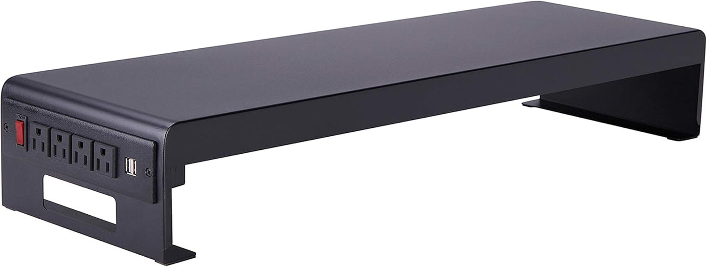 Rocelco 30in Premium Dual Monitor Stand with Power Supply