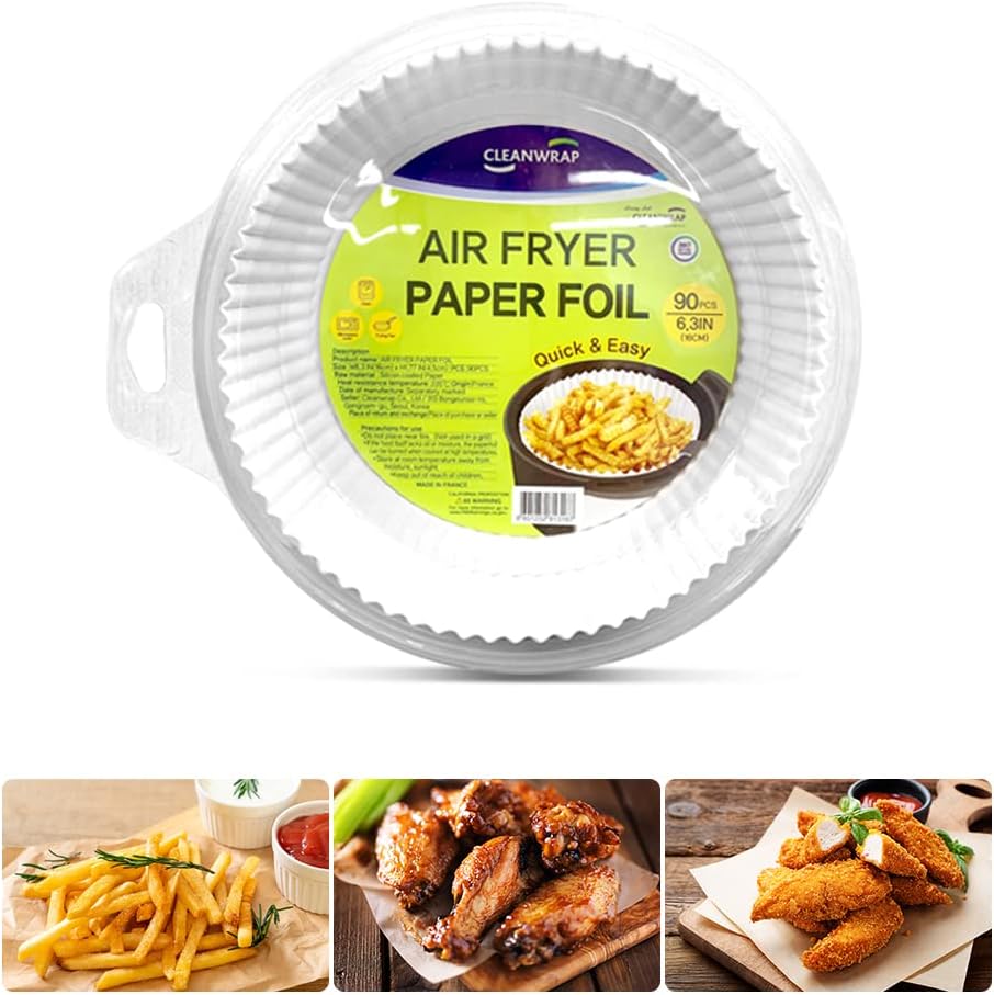 Oil-Free Cooking: CLEANWRAP Air Fryer Liners