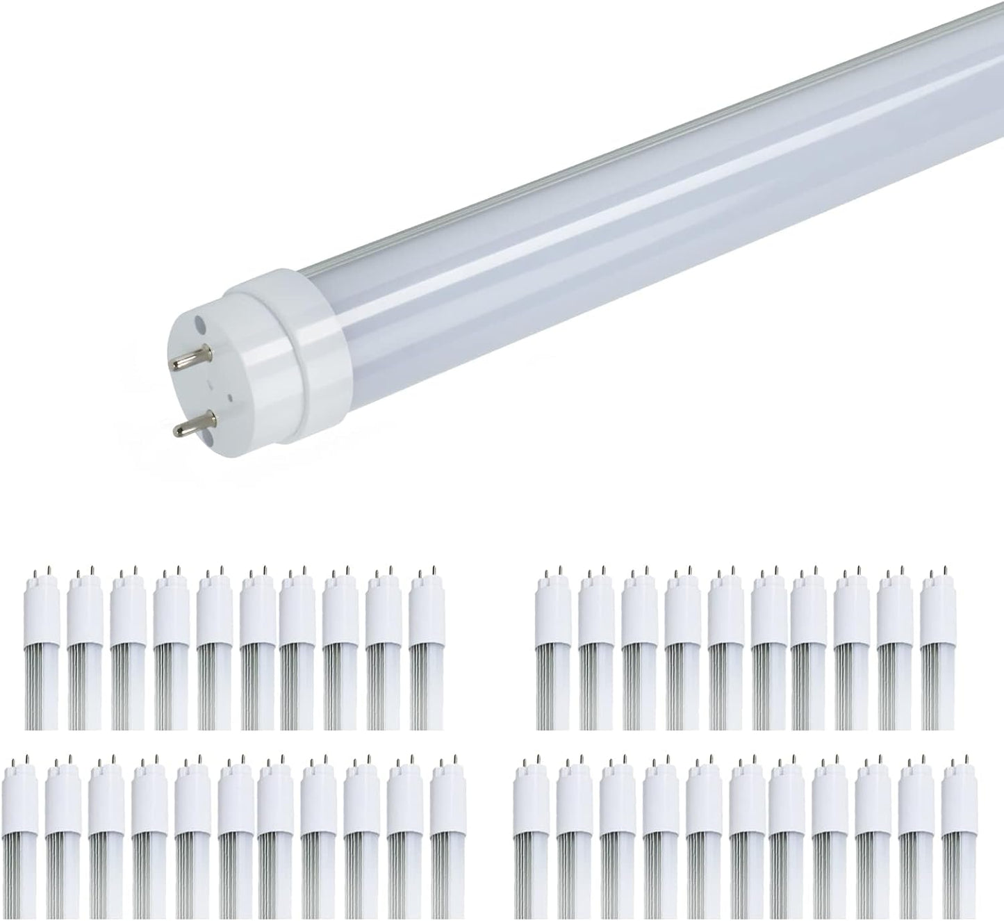 4FT LED Replacement Tube Light for Fluorescent Bulbs - 42 Pack